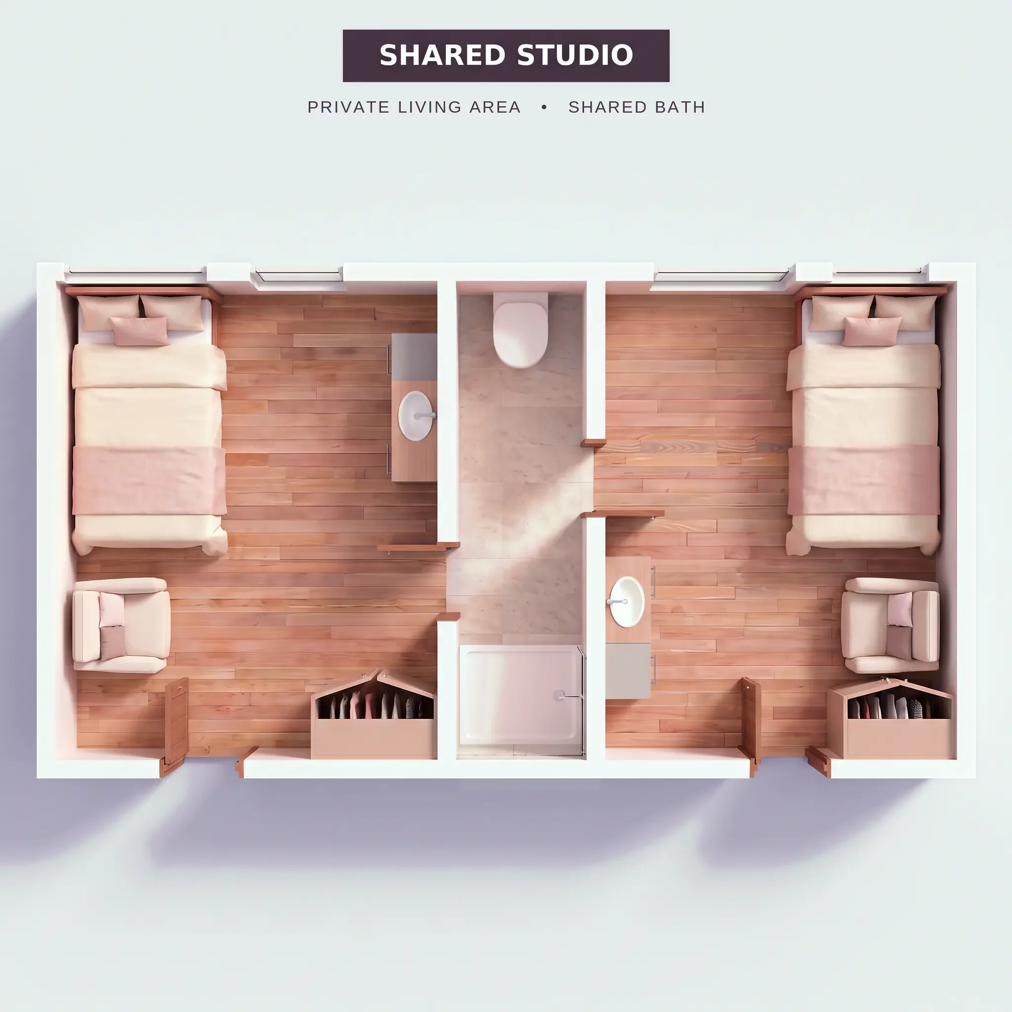 Shared Studio floor plan